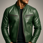 Marius | Blouson col montant effet vieilli