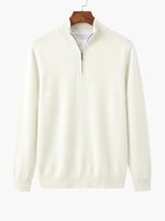 Pull Zippé Aurélien Pull Zippé Aurélien Pierre Mercier Beige S 