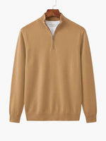 Pull Zippé Aurélien Pull Zippé Aurélien Pierre Mercier Fauve S 