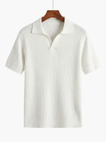 Polo en Maille Aurèle Polo en Maille Aurèle Pierre Mercier Blanc Cassé S 