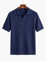 Polo en Maille Aurèle Polo en Maille Aurèle Pierre Mercier Bleu Marine S 