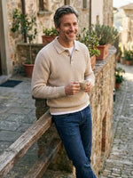 Pull Polo Armand Pull Polo Armand Pierre Mercier Écru S 