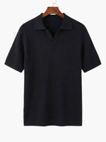 Polo en Maille Aurèle Polo en Maille Aurèle Pierre Mercier Noir S 