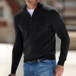 Adrien | Pull col zippé décontracté
