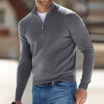 Adrien | Pull col zippé décontracté