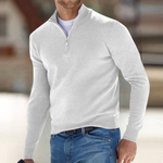 Adrien | Pull col zippé décontracté