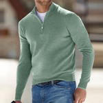 Adrien | Pull col zippé décontracté